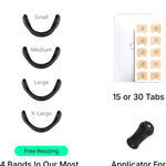 Kit de iniciación de tira nasal para respirar - Aumenta la ingesta de oxígeno, reduce los ronquidos, mejora la calidad del sueño - Resistente al sudor.