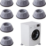Soporte para lavadora con cancelación de golpes y ruido, almohadillas de goma antideslizantes para reducir el ruido de plástico, almohadillas de goma antivibraciones para lavadora
