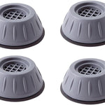 Soporte para lavadora con cancelación de golpes y ruido, almohadillas de goma antideslizantes para reducir el ruido de plástico, almohadillas de goma antivibraciones para lavadora