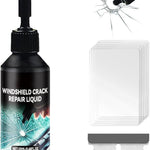 Kit de reparación de grietas para parabrisas, kit de reparación de grietas de vidrio actualizado 2025, líquido de reparación de vidrio rápido de 5 minutos, de larga duración para parabrisas, ventanas