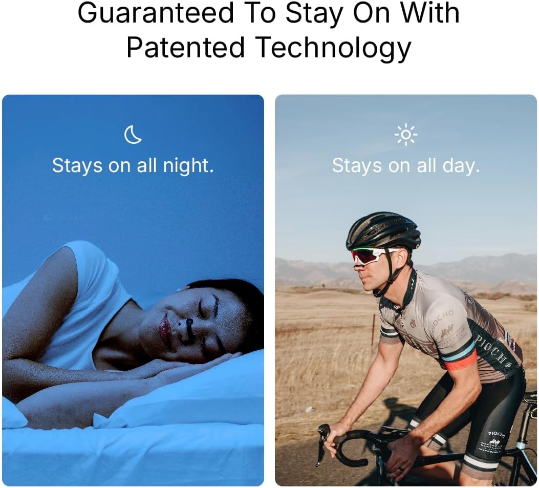 Kit de iniciación de tira nasal para respirar - Aumenta la ingesta de oxígeno, reduce los ronquidos, mejora la calidad del sueño - Resistente al sudor.