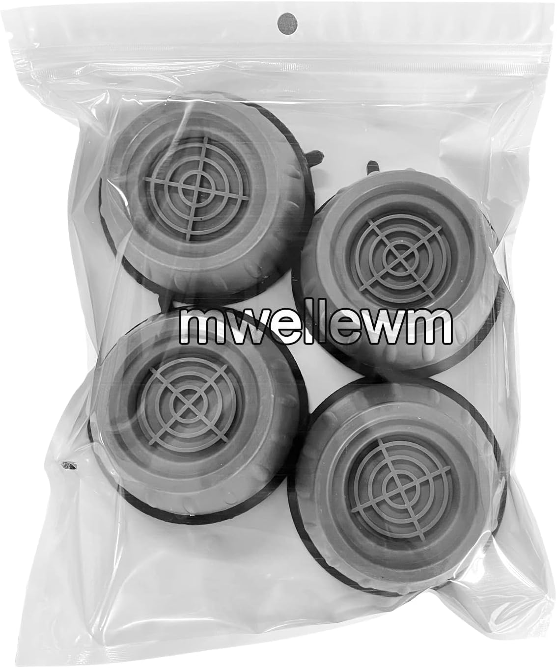 Soporte para lavadora con cancelación de golpes y ruido, almohadillas de goma antideslizantes para reducir el ruido de plástico, almohadillas de goma antivibraciones para lavadora