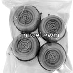 Soporte para lavadora con cancelación de golpes y ruido, almohadillas de goma antideslizantes para reducir el ruido de plástico, almohadillas de goma antivibraciones para lavadora