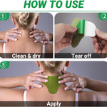 Parches para el dolor de cuello de calor de máxima resistencia a base de hierbas, 8 horas de calor extra fuerte, calentamiento profundo, dolor de articulaciones.