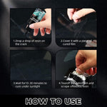 Kit de reparación de grietas para parabrisas, kit de reparación de grietas de vidrio actualizado 2025, líquido de reparación de vidrio rápido de 5 minutos, de larga duración para parabrisas, ventanas