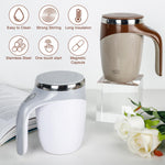 Taza autoagitable, automática, recargable y magnética para café, té, leche, batidos, etc.