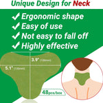 Parches para el dolor de cuello de calor de máxima resistencia a base de hierbas, 8 horas de calor extra fuerte, calentamiento profundo, dolor de articulaciones.