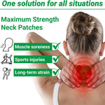 Parches para el dolor de cuello de calor de máxima resistencia a base de hierbas, 8 horas de calor extra fuerte, calentamiento profundo, dolor de articulaciones.