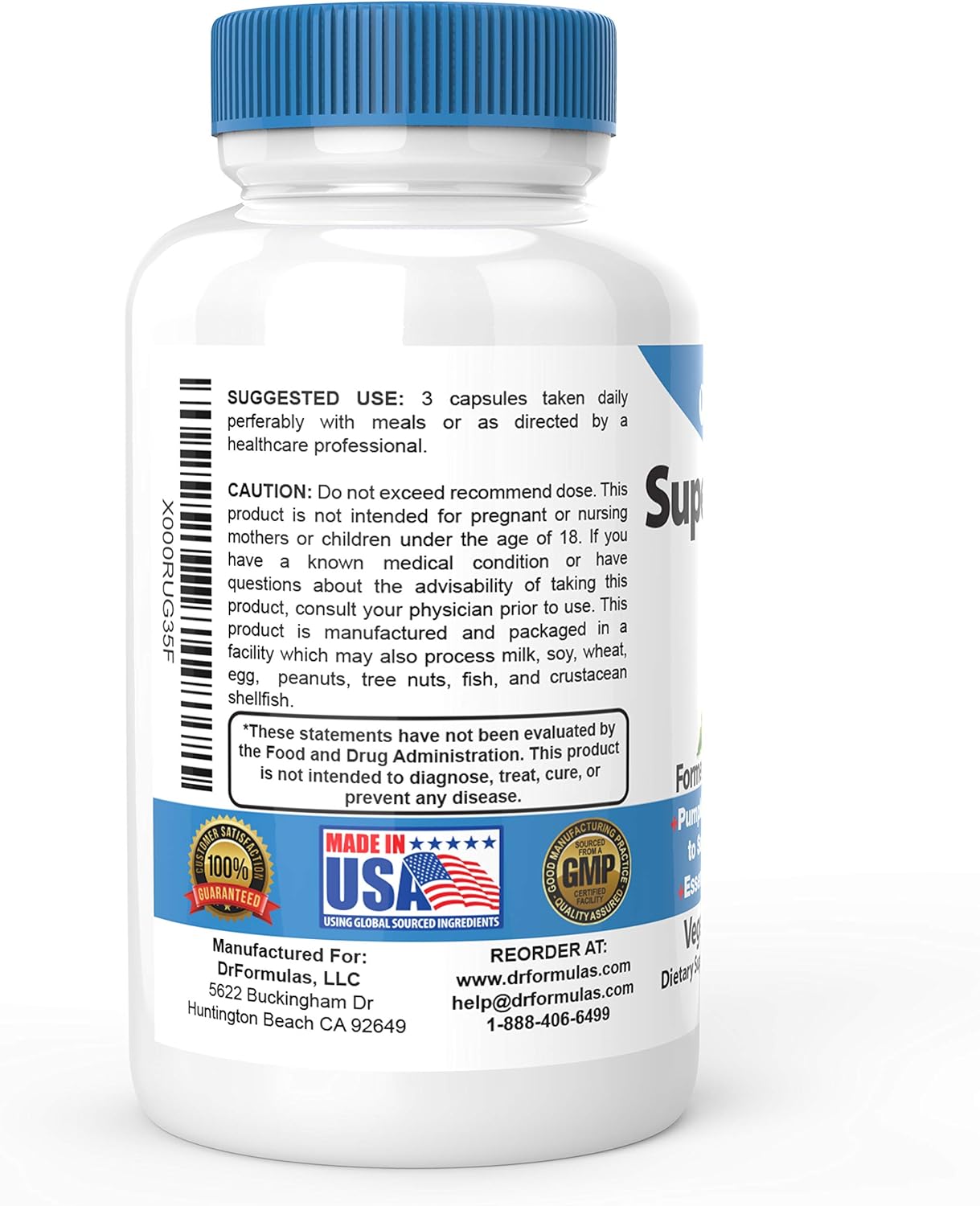 Formulas Suplemento súper próstata, el mejor apoyo para la próstata.