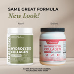 Polvo de péptidos de colágeno hidrolizados - 100% puro, alimentado con pasto y sin sabor para mujeres y hombres - para huesos saludables, articulaciones, cabello y piel