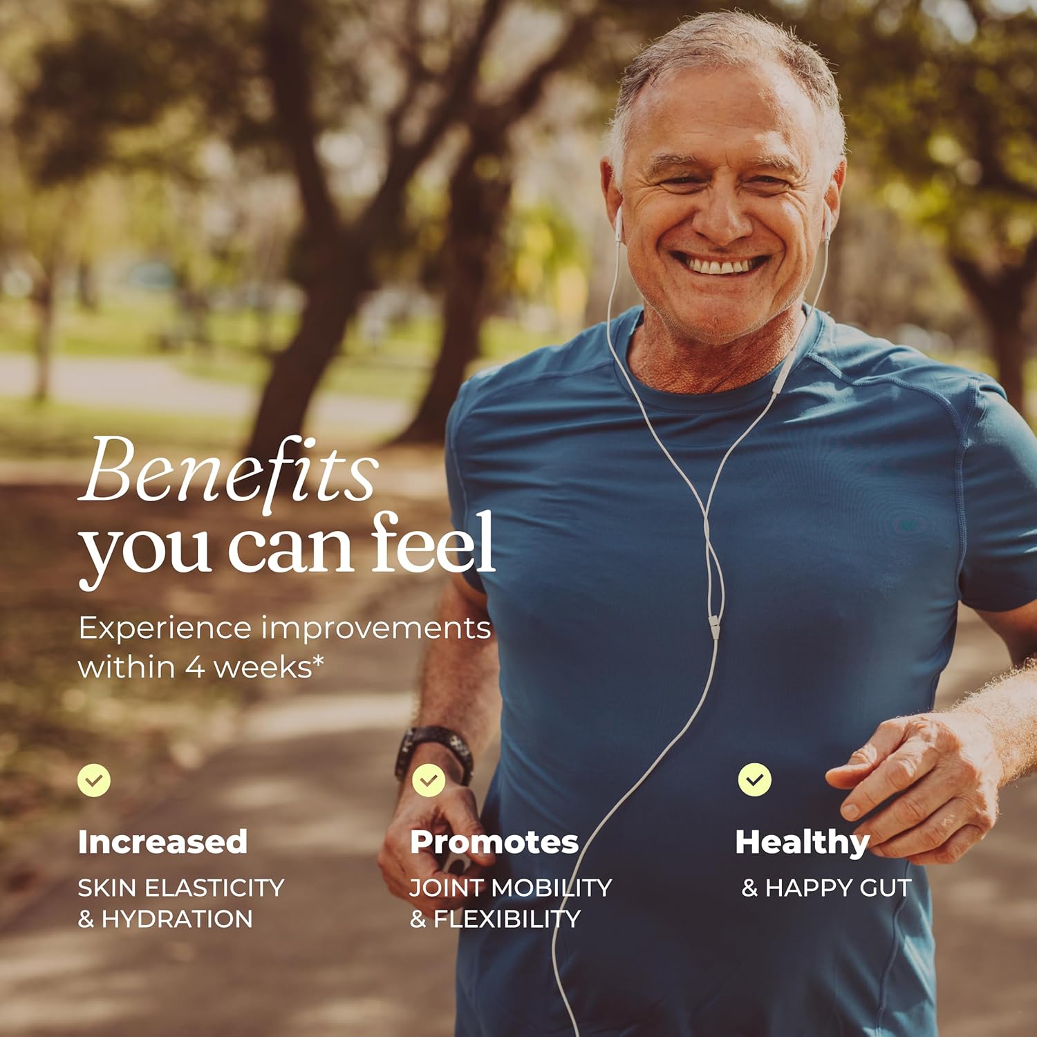 Polvo de péptidos de colágeno hidrolizados - 100% puro, alimentado con pasto y sin sabor para mujeres y hombres - para huesos saludables, articulaciones, cabello y piel